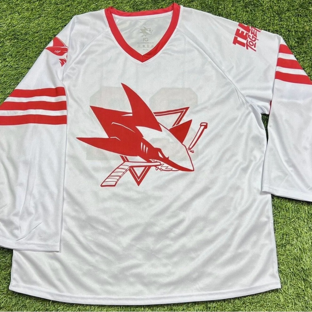 San Jose Sharks NHL San Francisco 49ers NFL Mash Up Hockey Jersey